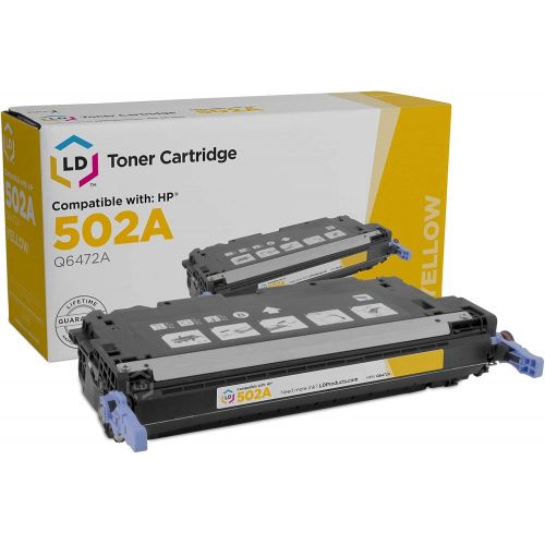  LD Products LD Remanufactured Toner Cartridge Replacement for HP 502A Q6472A (Yellow)