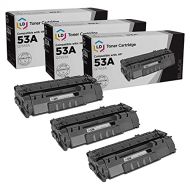 LD Products LD Compatible Toner Cartridge Replacement for HP 53A Q7553A (Black, 3-Pack)
