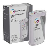 LD Products LD Remanufactured Ink Cartridge Replacement for HP 72 C9374A High Yield (Gray)