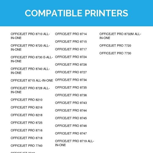  LD Products Compatible Ink Cartridge Replacements for HP 952XL 952 XL High Yield (2 Black, 1 Cyan, 1 Magenta, 1 Yellow, 5-Pack)