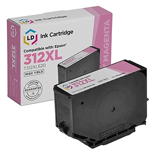  LD Products LD Remanufactured Ink Cartridge Replacement for Epson 312XL T312XL620 High Yield (Light Magenta)