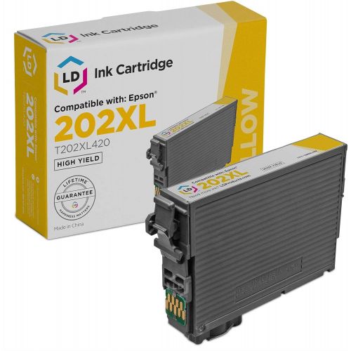  LD Products LD Remanufactured Ink Cartridge Replacement for Epson 202XL T202XL420-S High Yield (Yellow)