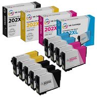 LD Products LD Remanufactured Ink Cartridge Replacements for Epson 202XL High Yield (3 Black, 2 Cyan, 2 Magenta, 2 Yellow, 9-Pack)