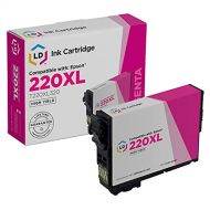 LD Products LD Remanufactured Ink Cartridge Replacement for Epson 220XL T220XL320 High Yield (Magenta)