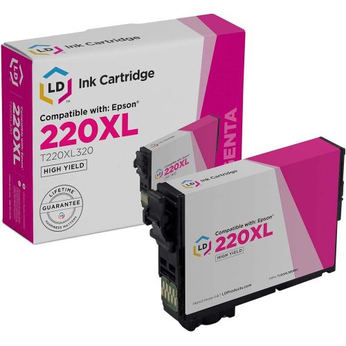  LD Products LD Remanufactured Ink Cartridge Replacement for Epson 220XL T220XL320 High Yield (Magenta)