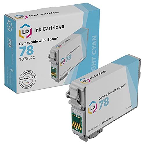  LD Products LD ⓒ Remanufactured Light Cyan Ink for Epson 78 (T078520)