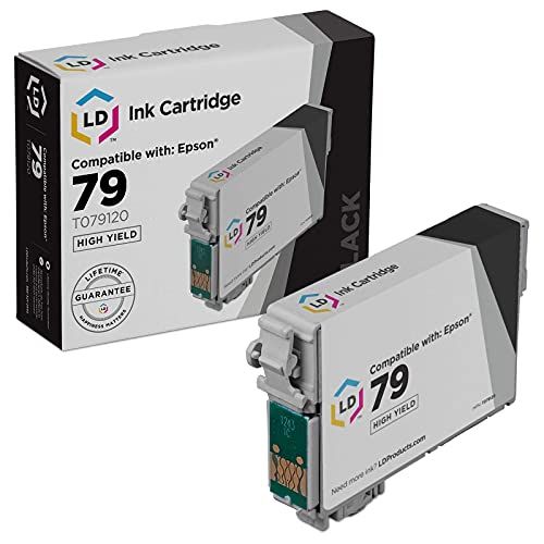  LD Products Remanufactured Ink Cartridge Replacement for Epson T0791 ( Black )