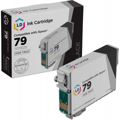  LD Products Remanufactured Ink Cartridge Replacement for Epson T0791 ( Black )