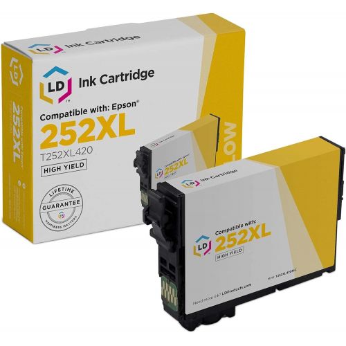  LD Products Remanufactured Ink Cartridge Replacement for Epson 252 ( Yellow )
