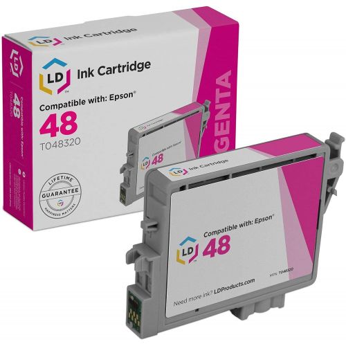  LD Products Remanufactured Ink Cartridge Replacement for Epson T0483 ( Magenta )