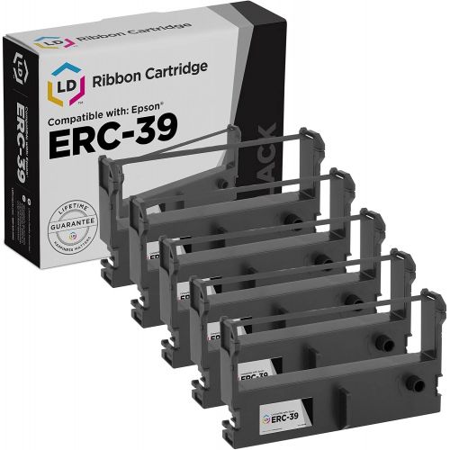  LD Products LD Compatible Printer Ribbon Cartridge Replacement for Epson ERC-43 (Black, 5-Pack)