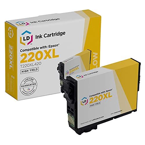  LD Products Remanufactured Ink Cartridge Replacement for 220XL Epson ( Yellow )