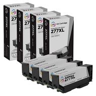 LD Products Remanufactured Ink Cartridge Replacement for Epson 277XL T277XL120 High Yield (Black, 4-Pack)