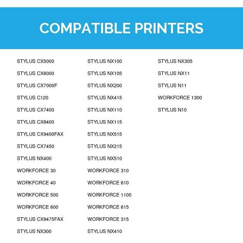  LD Products LD Remanufactured Ink Cartridge Replacement for Epson 69 (3 Black, 1 Cyan, 1 Magenta, 1 Yellow, 6-Pack)