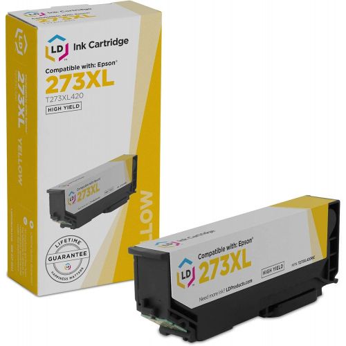  LD Products Remanufactured Ink Cartridge Replacement for Epson T273XL420 ( Yellow )
