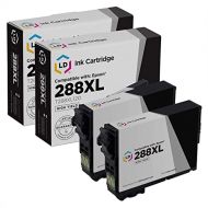 LD Products LD Remanufactured Ink Cartridge Replacements for Epson 288XL High Yield (Black, 2-Pack)