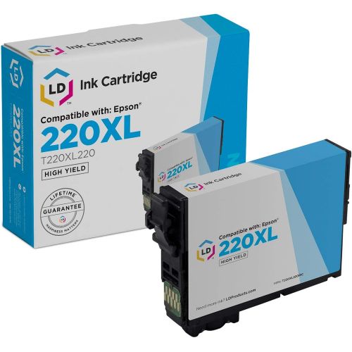  LD Products LD Remanufactured Ink Cartridge Printer Replacement for Epson 220XL T220XL220 High Yield (Cyan)