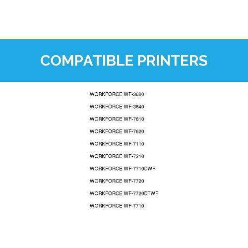  LD Products LD ⓒ Remanufactured Replacement for Epson T252XL220 T252 XL High Yield Cyan Ink Cartridge for use in Epson WorkForce WF 3620, 3640, 7110, 7610, and 7620 Printers