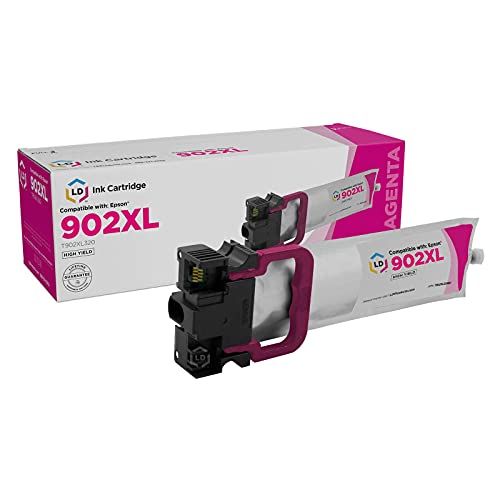  LD Products LD Remanufactured Ink Cartridge Replacement for Epson 902XL T902XL320 High Capacity (Magenta)