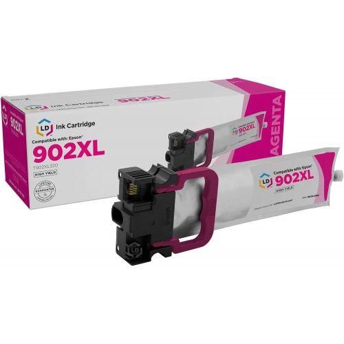  LD Products LD Remanufactured Ink Cartridge Replacement for Epson 902XL T902XL320 High Capacity (Magenta)