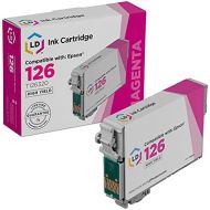 LD Products Brand Ink Cartridge Printer Replacement for Epson 126 T126320 High Yield (Magenta)