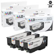 LD Products LD Remanufactured Ink Cartridge Replacement for Epson 410 410XL High Yield (Photo Black, 3-Pack)