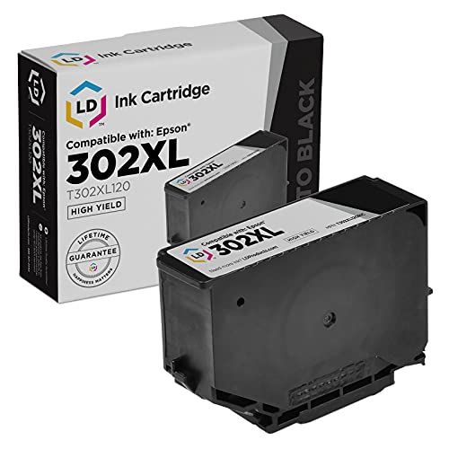  LD Products LD Remanufactured Ink Cartridge Replacement for Epson 302XL T302XL120 High Yield (Photo Black)