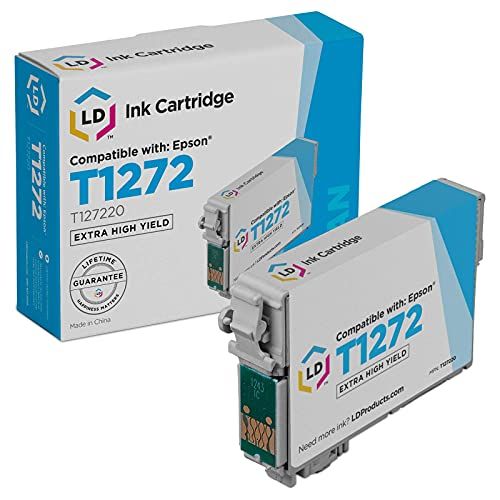  LD Products LD Remanufactured Ink Cartridge Replacement for Epson 127 T127220 Extra High Yield (Cyan)
