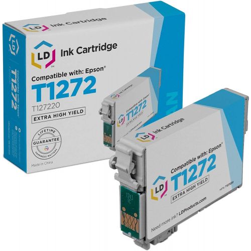  LD Products LD Remanufactured Ink Cartridge Replacement for Epson 127 T127220 Extra High Yield (Cyan)