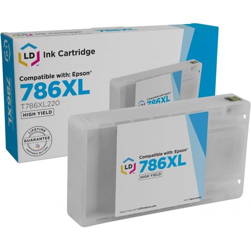  LD Products LD Remanufactured Epson 786 / 786XL / T786XL220 High Yield Cyan Ink Cartridge for use in WorkForce Pro WF-4630, WF-4640, WF-5110, WF-5190, WF-5620, WF-5690