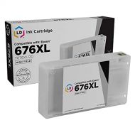 LD Products LD Remanufactured Ink Cartridge Replacement for Epson 676XL T676XL120 High Yield (Black)