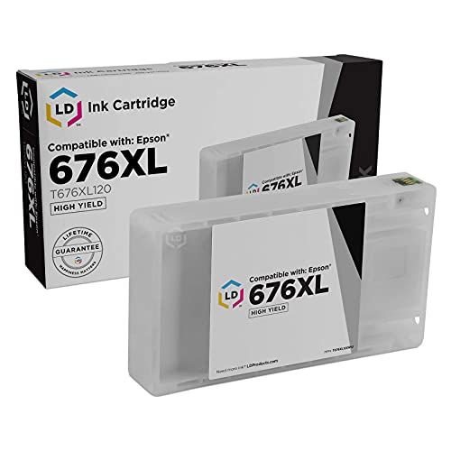  LD Products LD Remanufactured Ink Cartridge Replacement for Epson 676XL T676XL120 High Yield (Black)