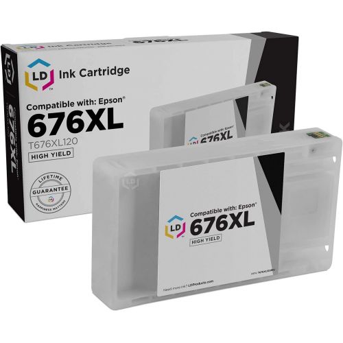  LD Products LD Remanufactured Ink Cartridge Replacement for Epson 676XL T676XL120 High Yield (Black)