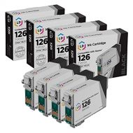 LD Products Brand Ink Cartridge Replacement for Epson 126 T126120 High Yield (Black, 4-Pack)