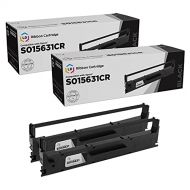 LD Products LD Compatible Ribbon Cartridge Replacement for Epson S015631 (Black, 2-Pack)