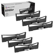 LD Products LD Compatible Ribbon Cartridge Replacement for Epson S015337 (Black, 6-Pack)