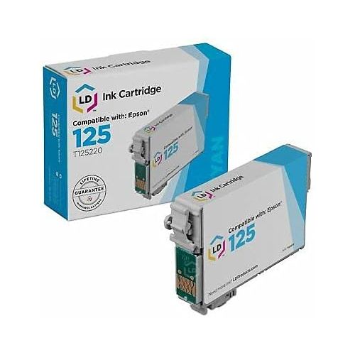  LD Products Remanufactured Ink Cartridge Replacements for Epson 125 (Black, Cyan, Magenta, Yellow, 4-Pack) for use in NX125, NX127, NX130, NX230, NX420, NX625, 320, 323, 325, 520
