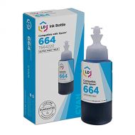 LD Products LD Compatible Ink Bottle Replacement for Epson 664 T664220 High Yield (Cyan)