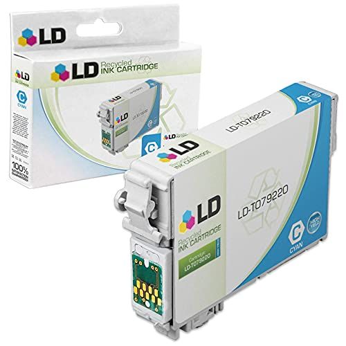  LD Products Remanufactured Ink Cartridge Replacement for Epson T0792 ( Cyan )