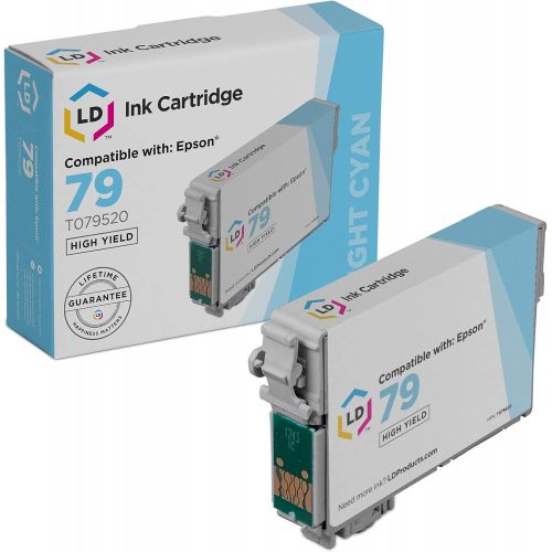 LD Products LD Remanufactured-Ink-Cartridge Replacement for Epson 79 T079520 High Yield (Light Cyan)