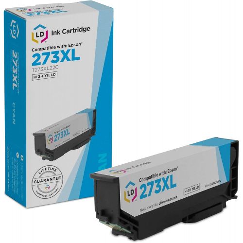  LD Products Remanufactured Ink Cartridge Replacement for Epson T273XL220 ( Cyan )