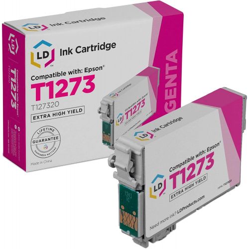  LD Products Compatible Ink Cartridge Replacement for Epson 127 T127320 Extra High Yield (Magenta)
