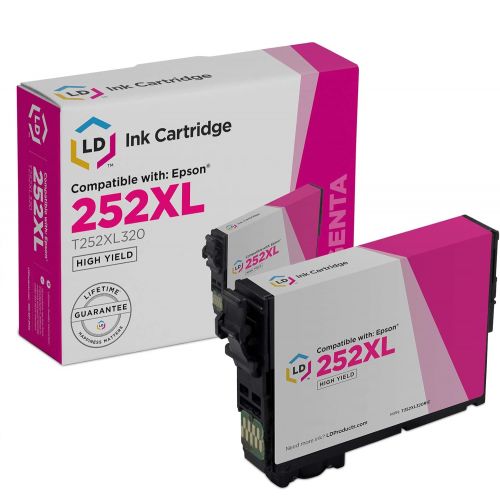 LD Products LD Remanufactured Ink Cartridge Replacement for Epson 252XL T252XL320 High Yield (Magenta)
