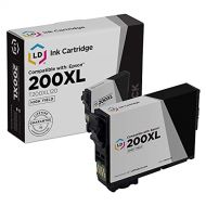 LD Products Remanufactured Ink Cartridge Replacement for Epson 200XL ( Black )