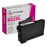 LD Products LD Remanufactured Ink Cartridge Replacement for Epson 802XL T802XL320 High Yield (Magenta)