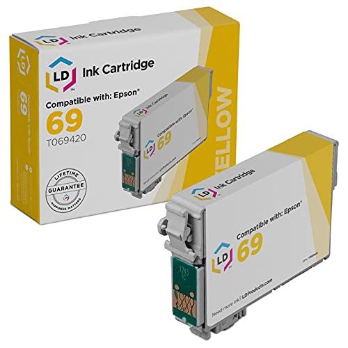  LD Products LD Remanufactured Ink Cartridge Replacement for Epson 69 T069420 (Yellow)