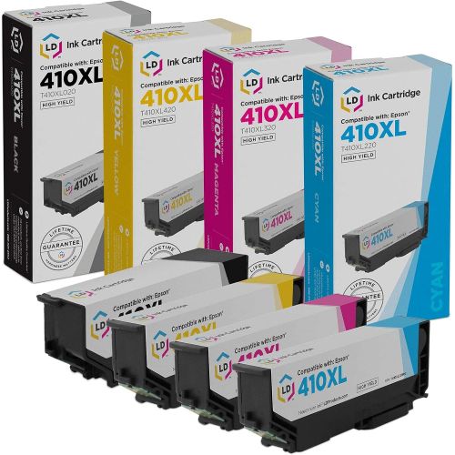  LD Products Remanufactured Ink Cartridge Replacement for Epson 410XL T410XL020 High Yield (Black) for use in Expression XP-7100, XP-530, XP-630, XP-635, XP-640, XP-830