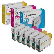 LD Products LD Remanufactured Ink Cartridge Replacement for Epson 125 (2 Cyan, 2 Magenta, 2 Yellow, 6-Pack)