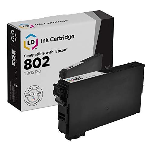  LD Products LD Remanufactured Ink Cartridge Replacement for Epson 802 T802120 (Black)