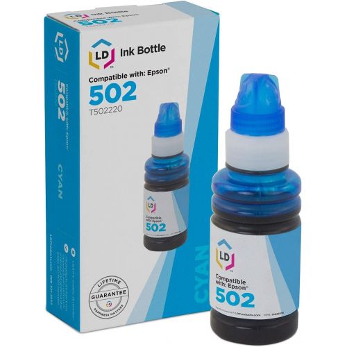  LD Products LD Compatible Ink-Bottle Replacement for Epson 502 T502220-S (Cyan)